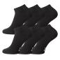 Preview: 6 Paar TippTexx 24 GOTS Sneakersocken mit Bio-Baumwolle